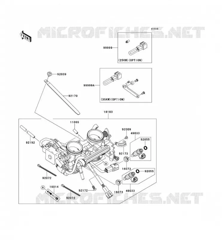 CARBU Kawasaki MOTOS 650 2013 VERSYS 650 ABS  KLE650DDF