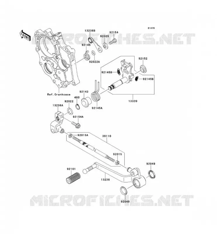 SELECTEUR Kawasaki MOTOS 650 2014 VERSYS 650 ABS  KLE650DEF