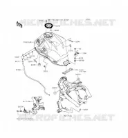 RESERVOIR CARBURANT pour Kawasaki VERSYS 650 2015