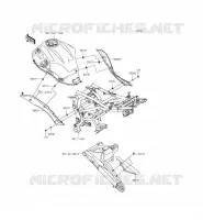 CACHE LAT&Eacute;RAL/GARDE CHAINE pour Kawasaki VERSYS 650 ABS 2015