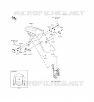 GARDE BOUE AVANT pour Kawasaki VERSYS 650 ABS 2015