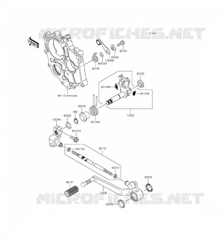 SELECTEUR Kawasaki MOTOS 650 2016 VERSYS 650 ABS  KLE650FGF