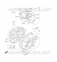 CARTER MOTEUR(S) pour Kawasaki KLX125 2006