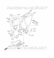 CH&Acirc;SSIS pour Kawasaki KLX125 2006