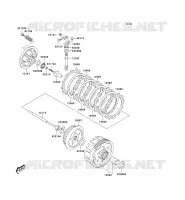 EMBRAYAGE pour Kawasaki KLX125 2006