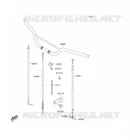 GUIDON pour Kawasaki KLX125 2006