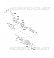 MECANISME DE KICK pour Kawasaki KLX125 2006