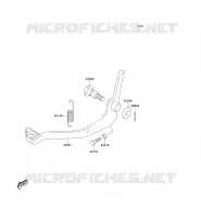 PEDALE DE FREIN pour Kawasaki KLX125 2006