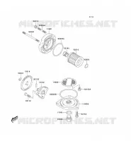 POMPE A HUILE pour Kawasaki KLX125 2006