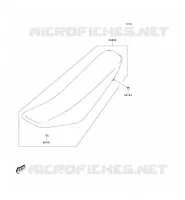 SELLE pour Kawasaki KLX125 2006