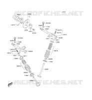 SOUPAPE/ARBRE A CAME pour Kawasaki KLX125 2006