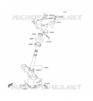 SUPPORT INFERIEUR pour Kawasaki KLX125 2006
