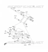 SUSPENSION ARRI&Egrave;RE pour Kawasaki KLX125 2006