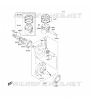 VILEBREQUIN/PISTON pour Kawasaki KLX125 2006
