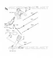 CABLES pour Kawasaki KLX125 2010