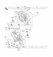 CARTER MOTEUR(S) pour Kawasaki KLX125 2010