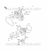 COUVERCLES MOTEUR pour Kawasaki KLX125 2010