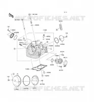 CULASSE pour Kawasaki KLX125 2010