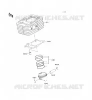 CYLINDRE/PISTON pour Kawasaki KLX125 2010