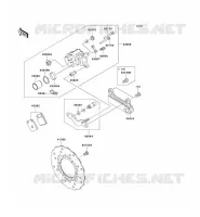 FREIN ARRIERE pour Kawasaki KLX125 2010