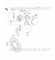 FREIN AVANT pour Kawasaki KLX125 2010