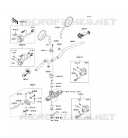 GUIDON pour Kawasaki KLX125 2010