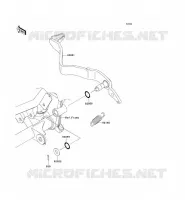 PEDALE DE FREIN pour Kawasaki KLX125 2010