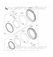PNEUS pour Kawasaki KLX125 2010