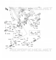 REPOSE PIED pour Kawasaki KLX125 2010