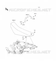 SELLE pour Kawasaki KLX125 2010