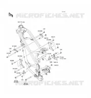 SUPPORT MOTEUR pour Kawasaki KLX125 2010