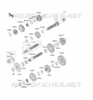 TRANSMISSION pour Kawasaki KLX125 2010