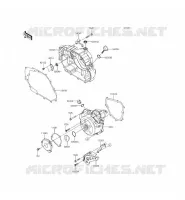 COUVERCLES MOTEUR pour Kawasaki KLX125 2014