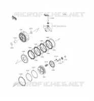 EMBRAYAGE pour Kawasaki KLX125 2014
