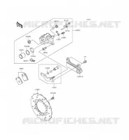 FREIN ARRIERE pour Kawasaki KLX125 2014