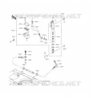 MAITRE CYLINDRE ARRI&Egrave;RE pour Kawasaki KLX125 2014