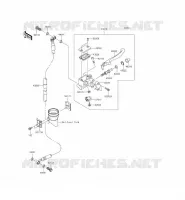 MAITRE CYLINDRE AV pour Kawasaki KLX125 2014