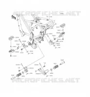 REPOSE PIED pour Kawasaki KLX125 2014