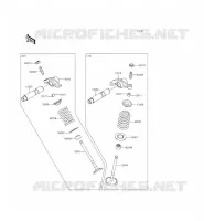 SOUPAPE pour Kawasaki KLX125 2014