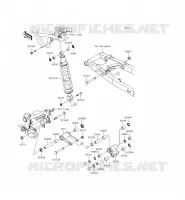 SUSPENSION/AMORTISSEUR pour Kawasaki KLX125 2014