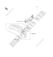 GARDE BOUE AVANT pour Kawasaki D-TRACKER 125 2012