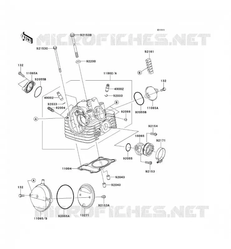 CULASSE Kawasaki MOTOS 125 2013 D-TRACKER 125  KLX125DDF