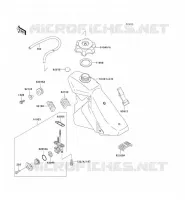 RESERVOIR CARBURANT pour Kawasaki KLX250R 1994