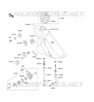 RESERVOIR CARBURANT pour Kawasaki KLX250 1995
