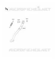 BEQUILLES pour Kawasaki KLX250 2007
