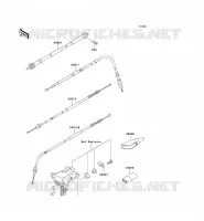 CABLES pour Kawasaki KLX250 2007