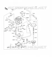 CARBURATEUR pour Kawasaki KLX250 2007