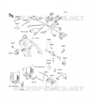 CHASSIS EQUIPMENT ELECTRIQUE pour Kawasaki KLX250 2007