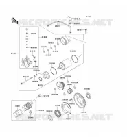 D&Eacute;MARREUR pour Kawasaki KLX250 2007