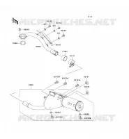 &Eacute;CHAPPEMENT pour Kawasaki KLX250 2007